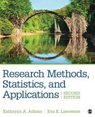 Research Methods, Statistics, and Applications 2nd