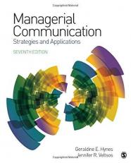 Managerial Communication : Strategies and Applications 7th