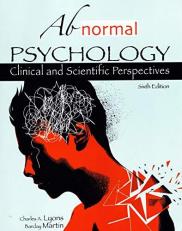 abnormal psychology (clinical and scientific perspectives) 6th edition