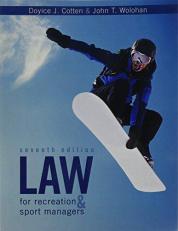Law for Recreation and Sport Managers with Access 7th
