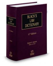 Black's Law Dictionary 11th