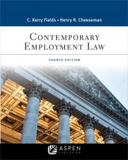 Contemporary Employment Law 4th