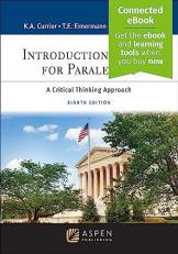 Introduction to Law for Paralegals : A Critical Thinking Approach [Connected EBook] 8th