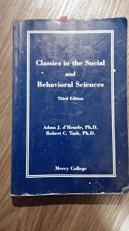 Classics in the Social and Behavioral Sciences (Third Edition)