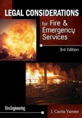 Legal Considerations for Fire and Emergency Services 3rd