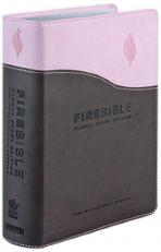New International Version Fire Bible Chocolate/Pink Flexisoft Leather (Hendrickson Bibles) 