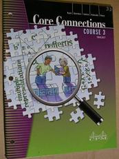Core Connections : Course 3 Toolkit-Workbook