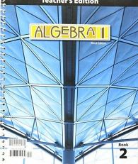 Algebra 1 Teacher's Edition (Book 1&2) 3rd ed