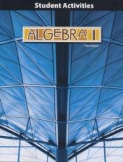 Algebra 1: Student Activities Manual