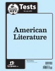American Literature Tests Answer Key (3rd Edition)