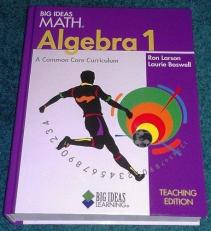 Big Ideas Math Algebra 1 Pupil Edition