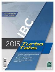 2015 International Building Code Turbo Tabs for Loose Leaf Edition 