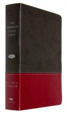 The Jeremiah Study Bible, NKJV: Charcoal/Burgundy LeatherLuxe® : What It Says. What It Means. What It Means for You 