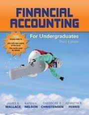 Financial Accounting for Undergraduates with Access 3rd