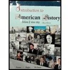 Intro. to American History, Volume II 9th