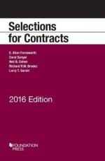 Selections for Contracts : 2016 Edition 