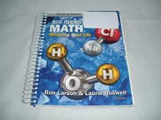 Big Ideas Math: Modeling Real Life (Grade 5) Teaching Edition Volume 1