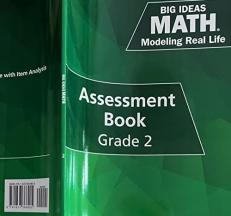 Big Ideas Math, Modeling Real Life, Grade 2, Assesment Book, c. 2022, 9781637366905, 1637366930