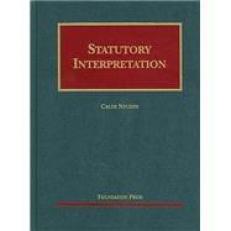 Statutory Interpretation 