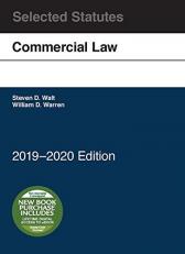 Commercial Law, Selected Statutes, 2019-2020 with Access 