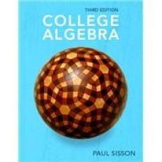 College Algebra 3e Textbook + Software + EBook