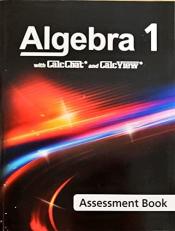 Algebra 1, w/CalcChat and CalcView, Assessment Book, c.2020, 9781644329894, 1644329891