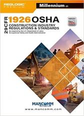 29 CFR 1926 OSHA Construction Industry Regulations & Standards Millennium c1 Edition (33B-001-43) 