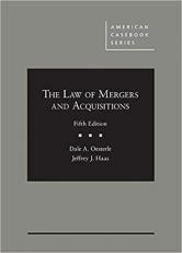 The Law of Mergers and Acquisitions 5th