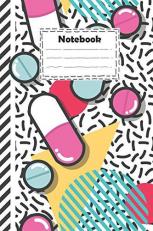 Notebook : Pharmacy Technician with Pills and Capsules Seamless Pattern: Pharmacy Technician Notebook Pop Modern Design for Write down Ideas and Gift for Your Loved and Much More ( Size 6x9 Inches College Ruled ) 