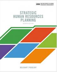 Strategic Human Resources Planning 7th