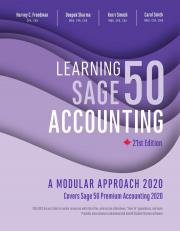 Learning Sage 50 Accounting 21st
