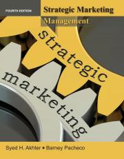Strategic Marketing Management 4th