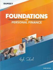 Foundations in Personal Finance - Print Student Textbook | Third Edition | High School