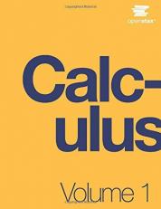 Calculus Volume 1 