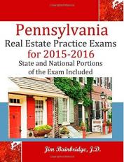 Pennsylvania Real Estate Practice Exams For 2015-2016 