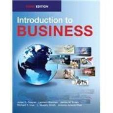INTRODUCTION to BUSINESS, Third Edition (PB-4C)