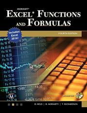 Microsoft Excel Functions and Formulas 4th