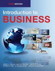 INTRODUCTION TO BUSINESS, Third Edition (LLF-B/W)