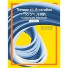 Therapeutic Recreation Program Design: Principles and Procedures 6th