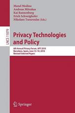 Privacy Technology and Policy : 6th Annual Privacy Forum, APF 2018, Barcelona, Spain, June 13-14, 2018, Revised Selected Papers