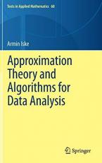 Approximation Theory and Algorithms for Data Analysis 