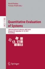 Quantitative Evaluation of Systems : 16th International Conference, QEST 2019, Glasgow, UK, September 10-12, 2019, Proceedings