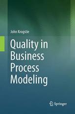 Quality in Business Process Modeling 
