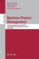 Business Process Management : 16th International Conference, BPM 2018, Sydney, NSW, Australia, September 9-14, 2018, Proceedings