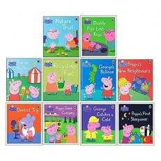 Peppa Pig Ladybird 10 Books Collection Set (Dentist Trip, Fun at the Fair, George's Balloon, Peppa's First Sleepover, Nature Trail, Goes Camping, Recycling Fun & MORE!)