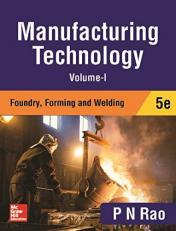 Manufacturing Technology Vol-1, 5Th Edition [Paperback] Rao
