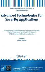 Advanced Technologies for Security Applications : Proceedings of the NATO Science for Peace and Security 'Cluster Workshop on Advanced Technologies', 17-18 September 2019, Leuven, Belgium